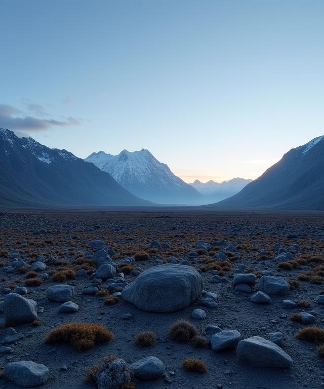 Un vasto paesaggio di tundra che rappresenta la struttura narrativa