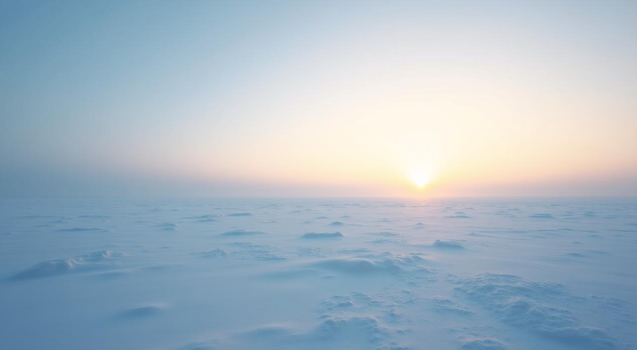 Un vasto panorama di tundra all'alba, simbolo di una storia che inizia